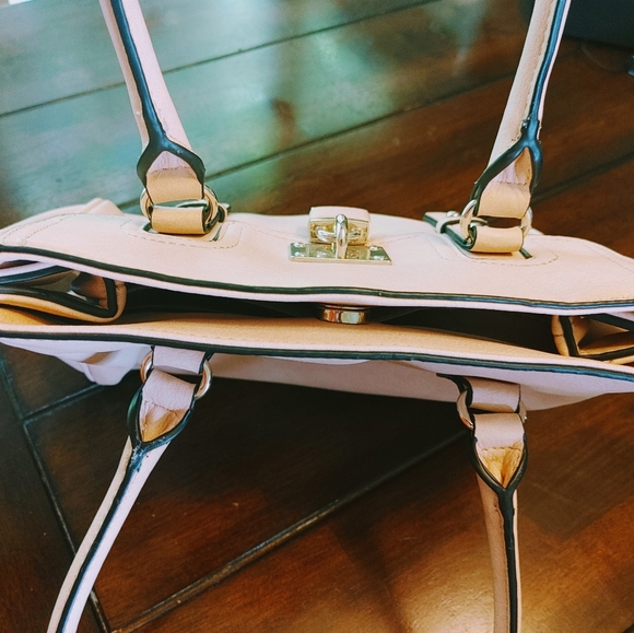 .Blush Pink Satchel with Shoulder Strap - Picture 7 of 11